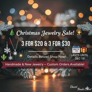 💰 𝕊 𝕠 𝕝 𝕕 💰 🎄 Christmas Handmade Jewelry Sale!